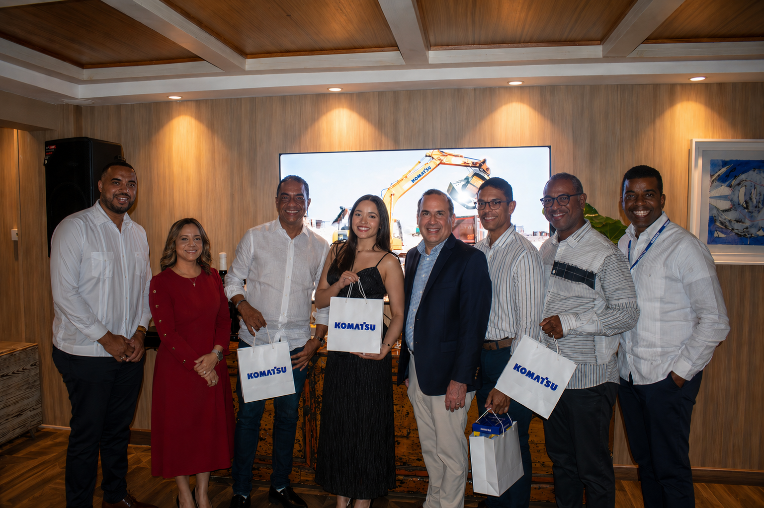 Stalin Pérez, Mercilina reyes, Nery Méndez, Hilari Brito , Donald Pimentel Reid, Edwin Pena, Luis Sánchez y Riky Jiménez